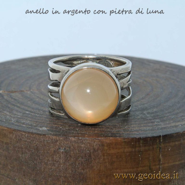 Bracciale con Pietra di Luna in Argento - Dimora degli Angeli Gioielli